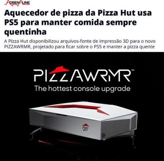 創意新玩意｜PIZZAWRMR 用 PlayStation 5 排熱溫暖你的披薩