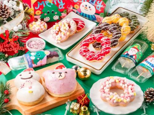 甜甜圈買5送2！Mister Donut「7款耶誕新品」可愛現身
