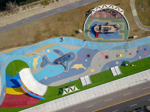 彰化線西新亮點─嬉濱海豚公園，成親子與極限運動者新寵