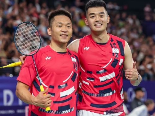 2024巴黎奧運 | 台灣羽球選手王齊麟擊敗日本組合再創佳績