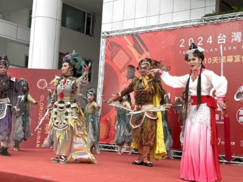 2月3日啟幕的台灣燈會安平燈區  開幕戲由明華園呈獻媽祖劇目