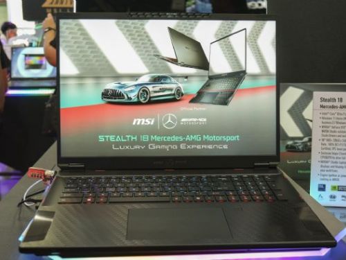 微星MSI與Mercedes-AMG攜手推出Stealth 18電競筆電