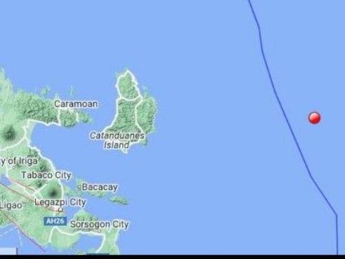 菲律賓東部對開海域6.3級地震
