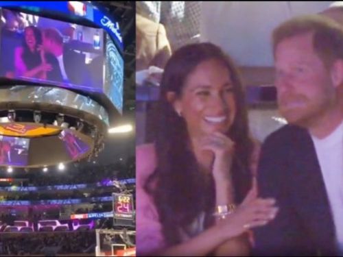 哈里王子與梅根看NBA獲電視直播　與當年威廉凱特反應相映成趣