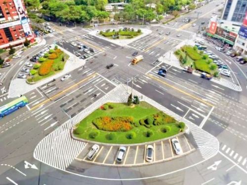 高雄中華五福圓環改善工程啟動  行人未來直行無需繞圈