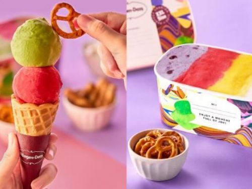 哈根達斯「家庭號夸脫」重量登場！一次擁有４種口味，混搭小甜筒＆3款經典配料