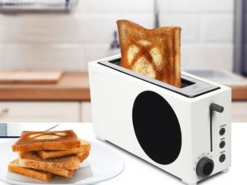 微軟推出Xbox Series S造型麵包機  將遊戲機變身為製作帶有Logo圖案的吐司機