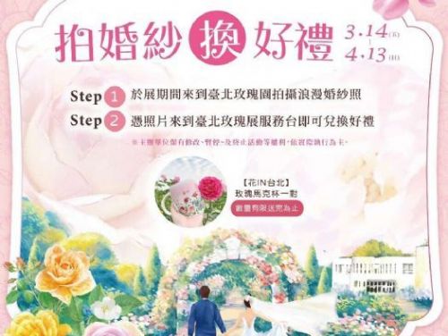 見證玫好浪漫時刻　臺北玫瑰園春季盛開吸引拍照人潮