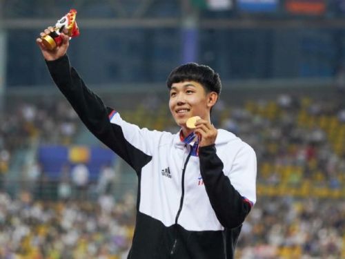 彭名揚破全國紀錄奪金！成為世大運男子400公尺跨欄首位冠軍