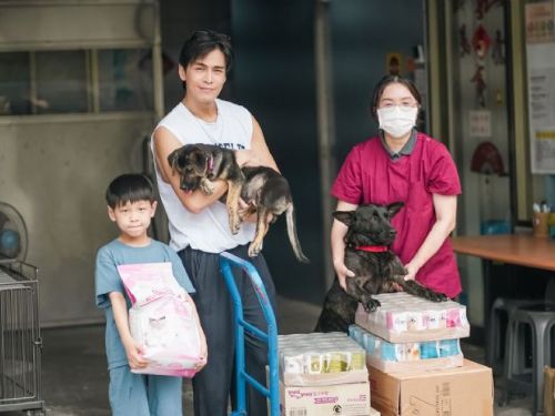 Gino攜姪子體驗一日志工，溫暖動物之家