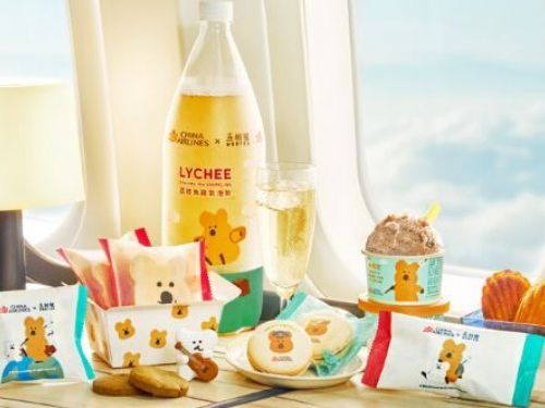 五桐號 x 華航推出萌翻天！全新「Quokka短尾袋鼠」系列飲品與茶點高飛雲端