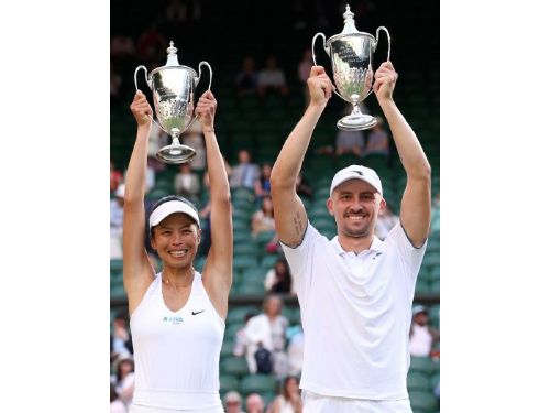 謝淑薇勇奪2024溫布敦網球公開賽混合雙打冠軍！