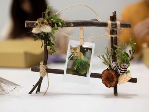 幸福毛孩：乾燥花相框課程為寵物製作美好回憶