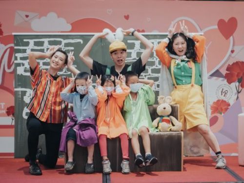 高雄兒童美術館與內惟藝術中心共同打造多彩兒童節遊藝派對