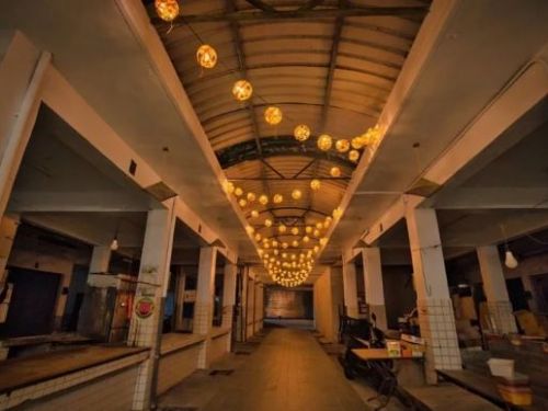 台南左鎮公有市場改造計畫，百位長者參與手工竹編，活化市場空間