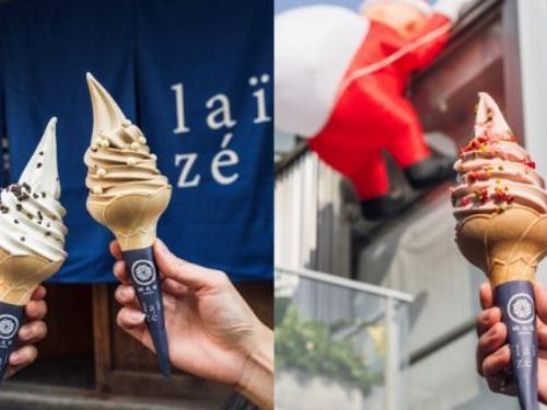 蜷尾家 X 巴黎人氣飲品Laïzé快閃台南！3款聖誕限定霜淇淋口味12/20開賣