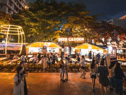 愛河市集週末延長續辦 啤酒花園推優惠