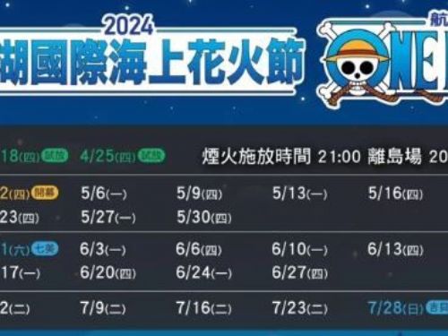 動漫迷暴動！2024「澎湖國際海上花火節」新主題曝光 「航海王」主題３大亮點搶先公開