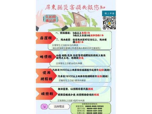 康芮颱風來襲，財稅減免措施助您減輕損失