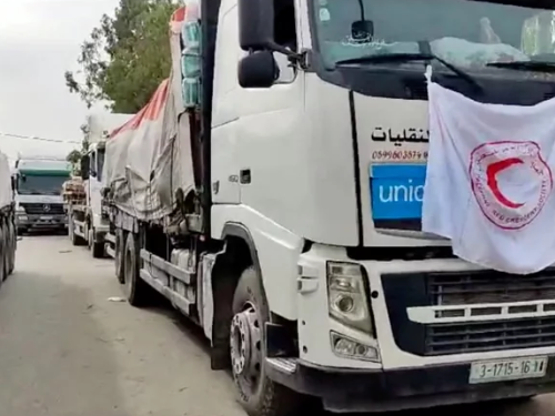 至今最大規模！61輛救援卡車進北加薩 逾12萬升燃料首入加薩