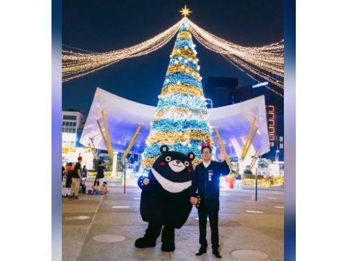 美呆了！高雄最高「星空之樹」在中央公園畫亮夜空