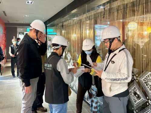 屏東縣政府進行百貨商場公共安全聯合巡檢，確保市民安全
