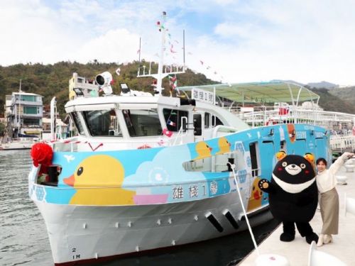 「呱」起旋風！黃色小鴨跨足海陸運具 高雄熊聯手發言人帶您轉乘暢遊高雄