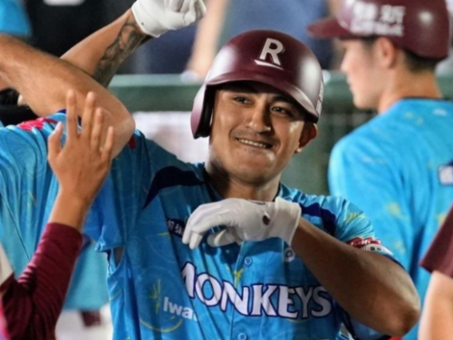 林子偉揚起海嘯　樂天桃猿8:3擊敗富邦悍將