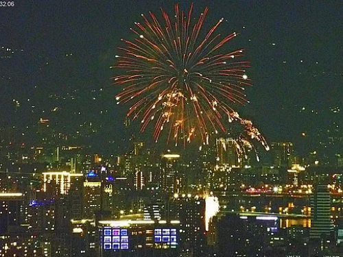 淡水、烘爐地、九份即時影像陸續登場 在家也能吹冷氣看9/10淡水漁人碼頭煙火