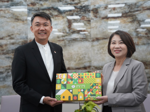 新加坡駐台北商務辦事處葉偉傑代表拜會周春米 周縣長邀雙方展開全面性交流