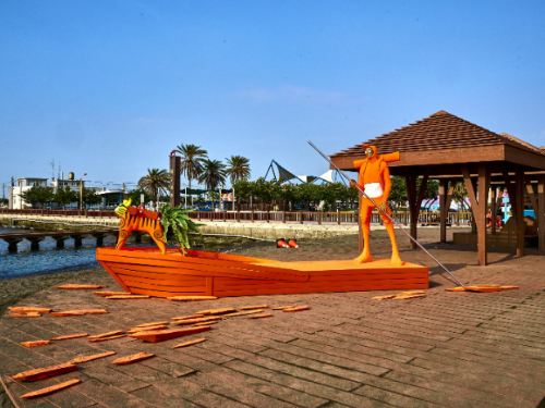 日本藝術家阿部乳坊特展 五大作品彌陀漁港登場 邀您體驗「旅途之海」