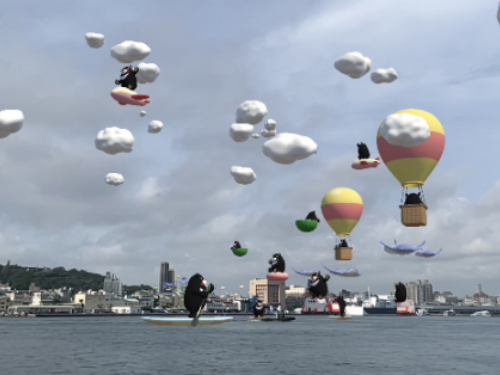 高雄限定！活潑可愛高雄熊AR冒險，陪你搭渡輪玩高雄